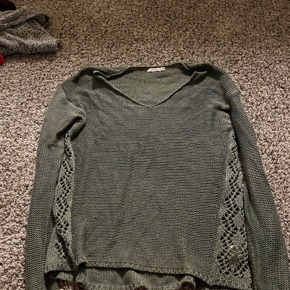 Harper Women's Sweater - Olive Green